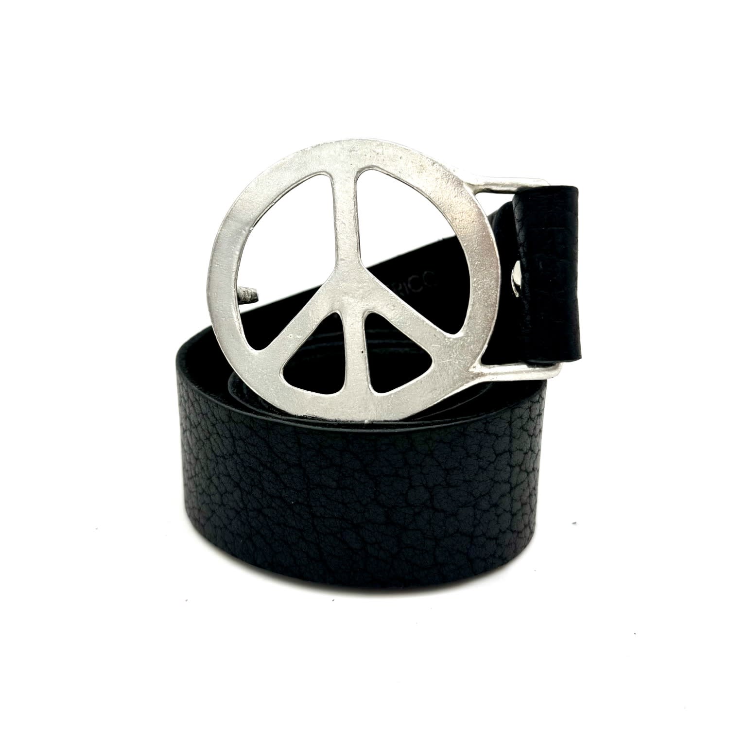 Lynn Tallerico Women's Peace Belt In Pewter-black In Black