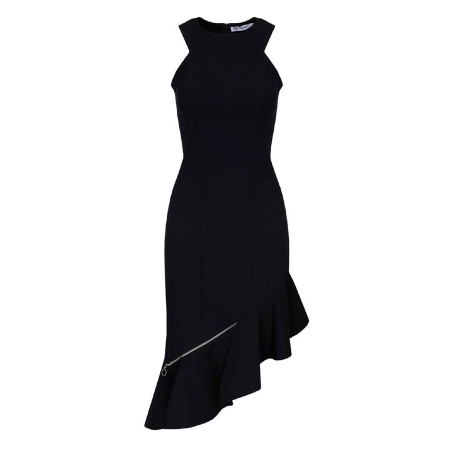 Women’s Pencil Midi Black Dress Extra Small Mirimalist