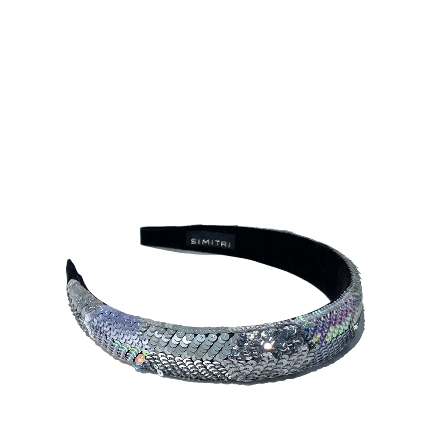Women's Grey / Silver Silver Zigzag Headband | Simitri