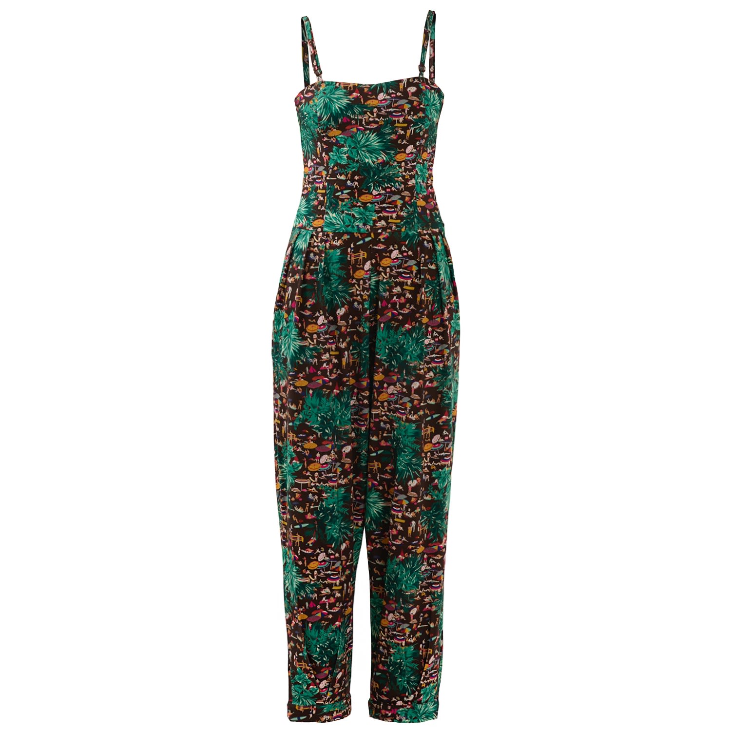 Women’s Paradise Beach Print Jumpsuit By Anou Anou S