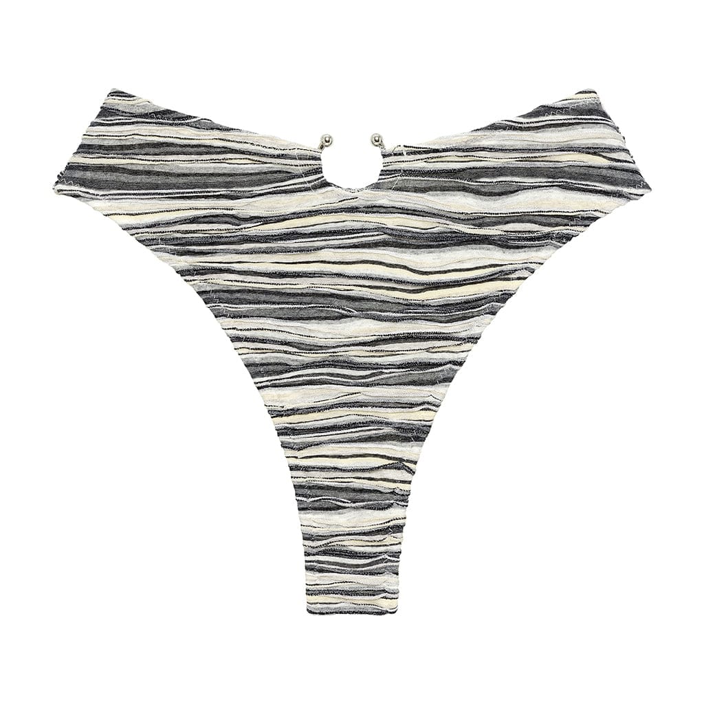 Montce Women's Slub Knit Pierced Paula Bikini Bottom