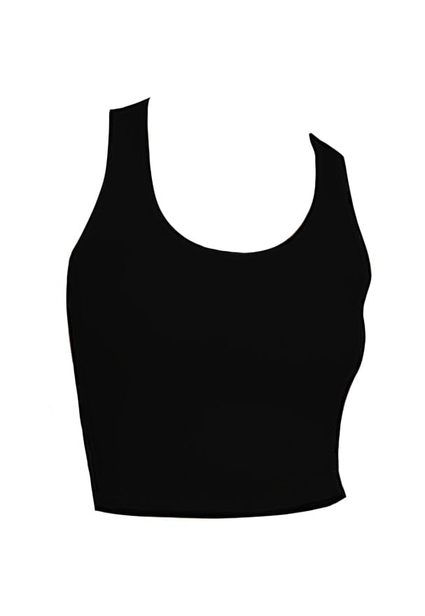 Women’s Elsa Organic Cotton Racerback Tank - Black Medium Lezat