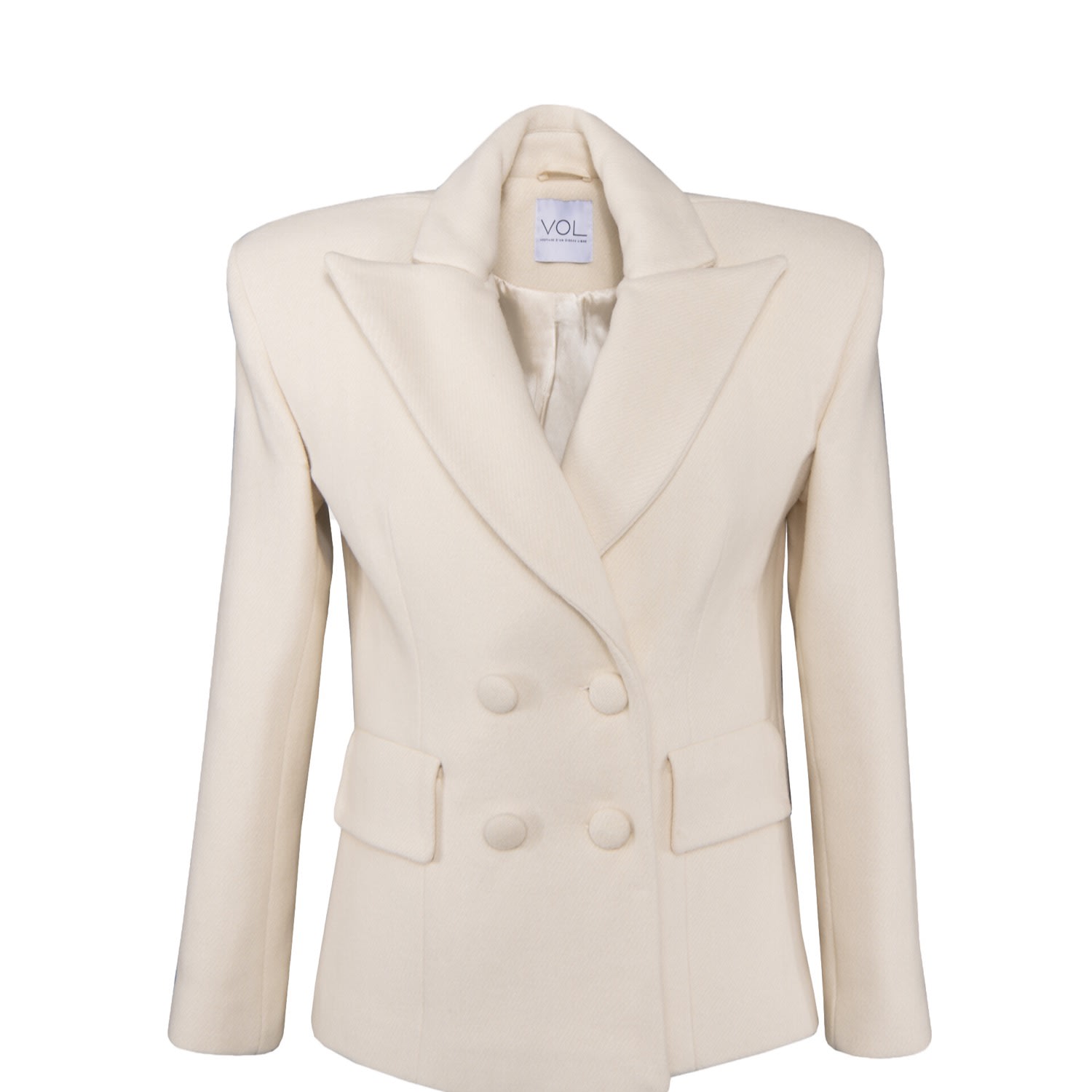 Vestiaire D'un Oiseau Libre Women's White Wool Jacket In White