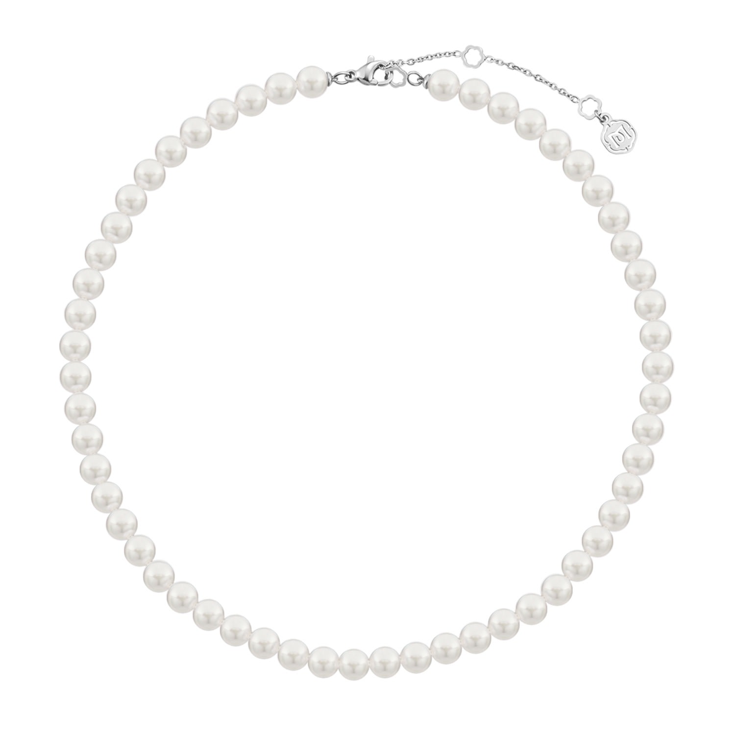 Women’s Timeless Only Me String Beaded Pearl Necklace - Silver, 6Mm Me30