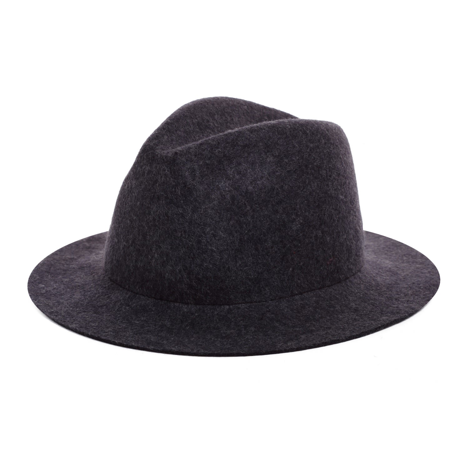 Women’s Dark Grey Lamange Felt Fedora Hat Large Justine Hats