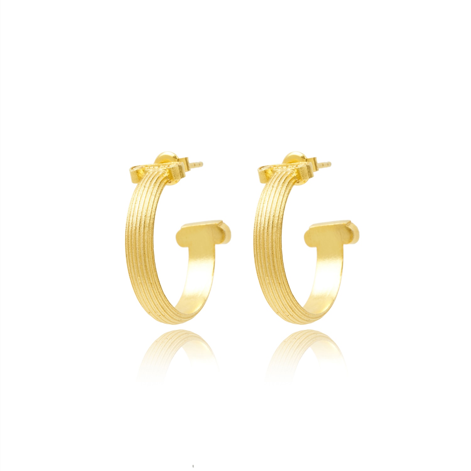 Ece London Women's Gold The Ionic Hoop Earrings
