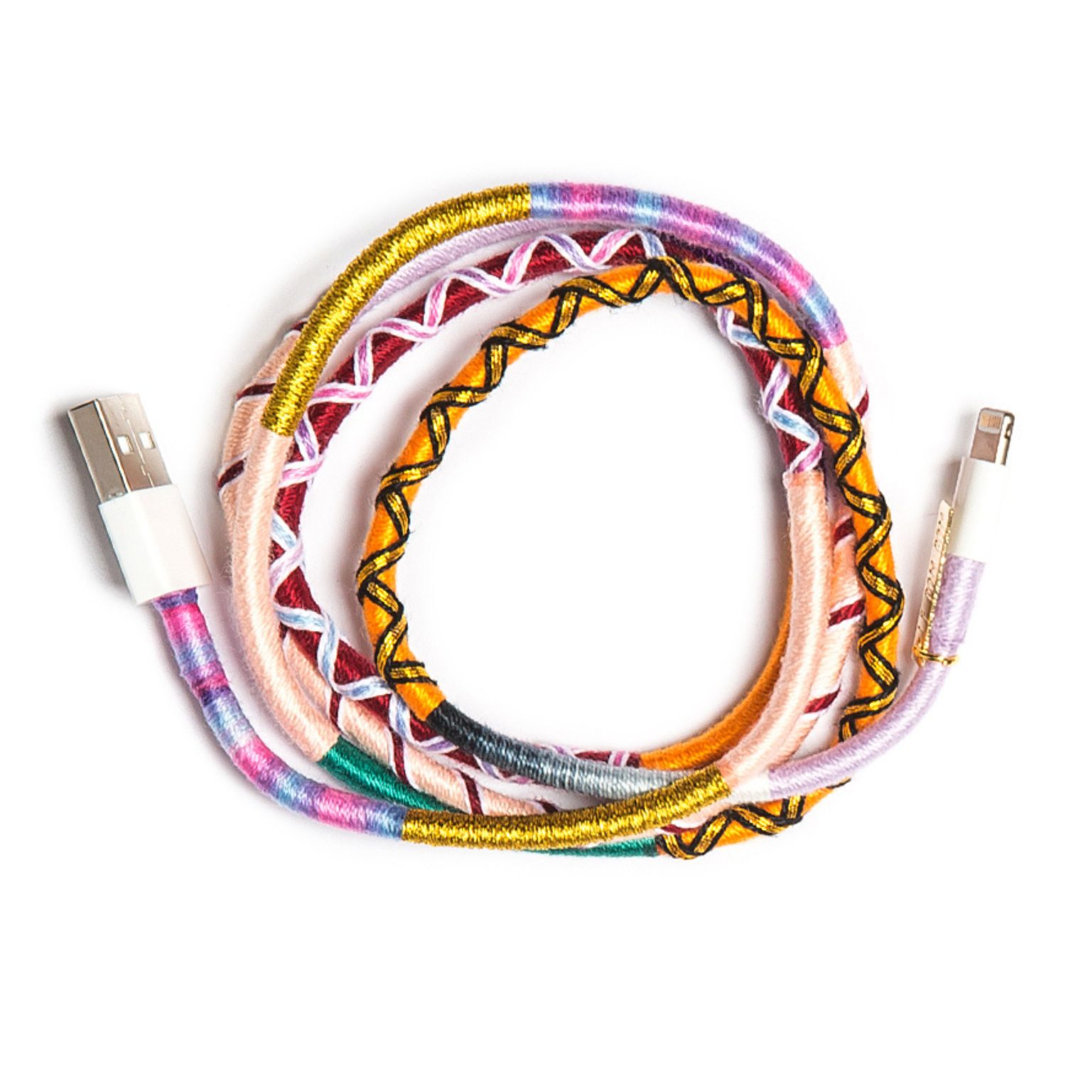 Le Pom Pom Gold Royal Phone Charger