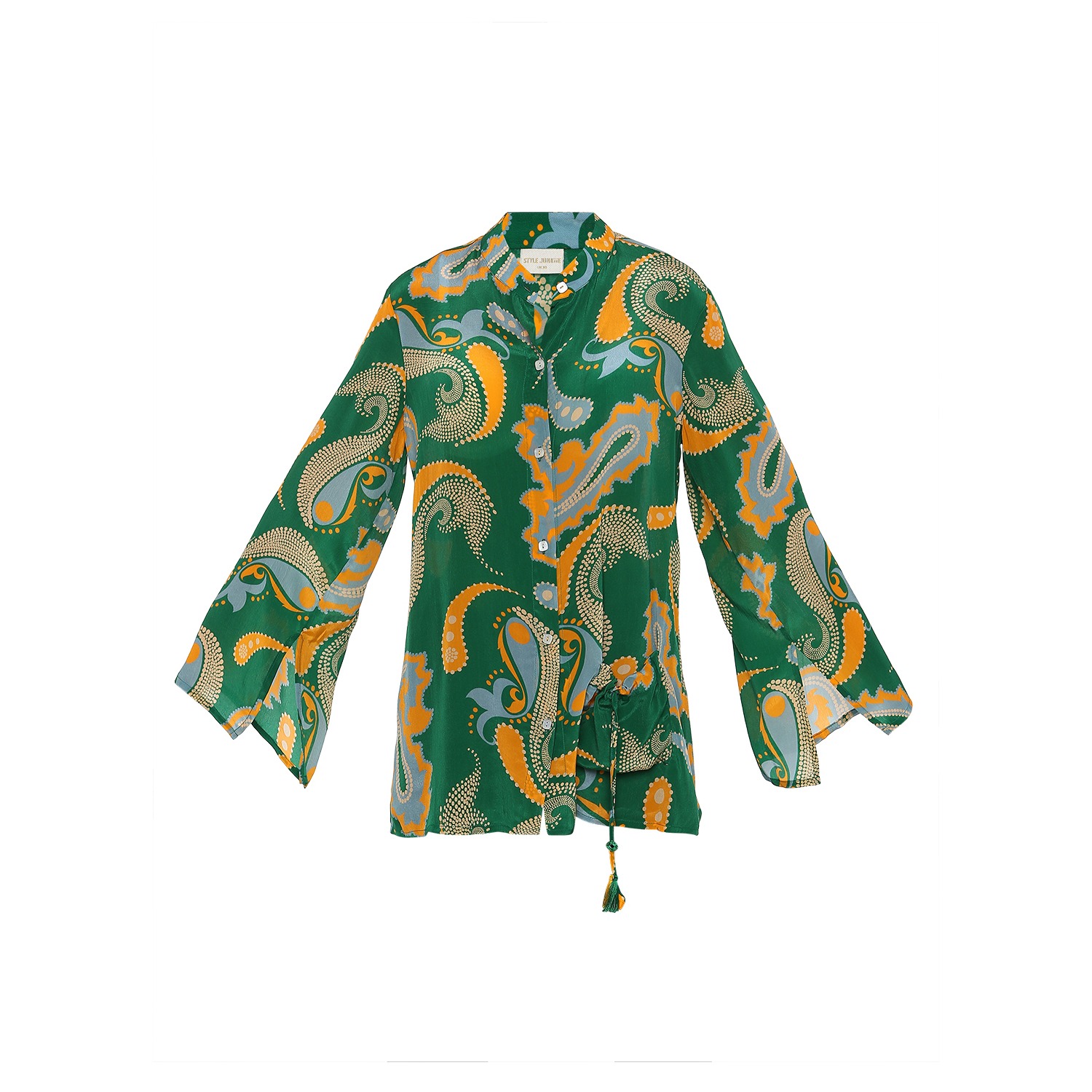 Green Paisley Shirt | Style Junkiie | Wolf & Badger