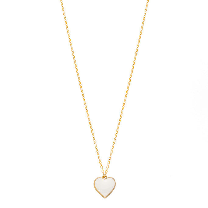 Rejected Hearts Club Women's Gold / White Single Hearted Girl White Necklace Magnetic Clasp Jewelry For Self-love In Multi