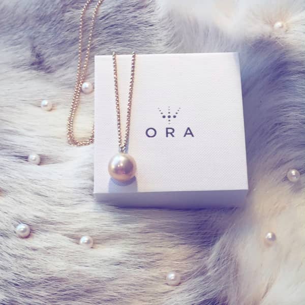 Ora Pearls Xxl Pinky Pearl Pendant Necklace Gold