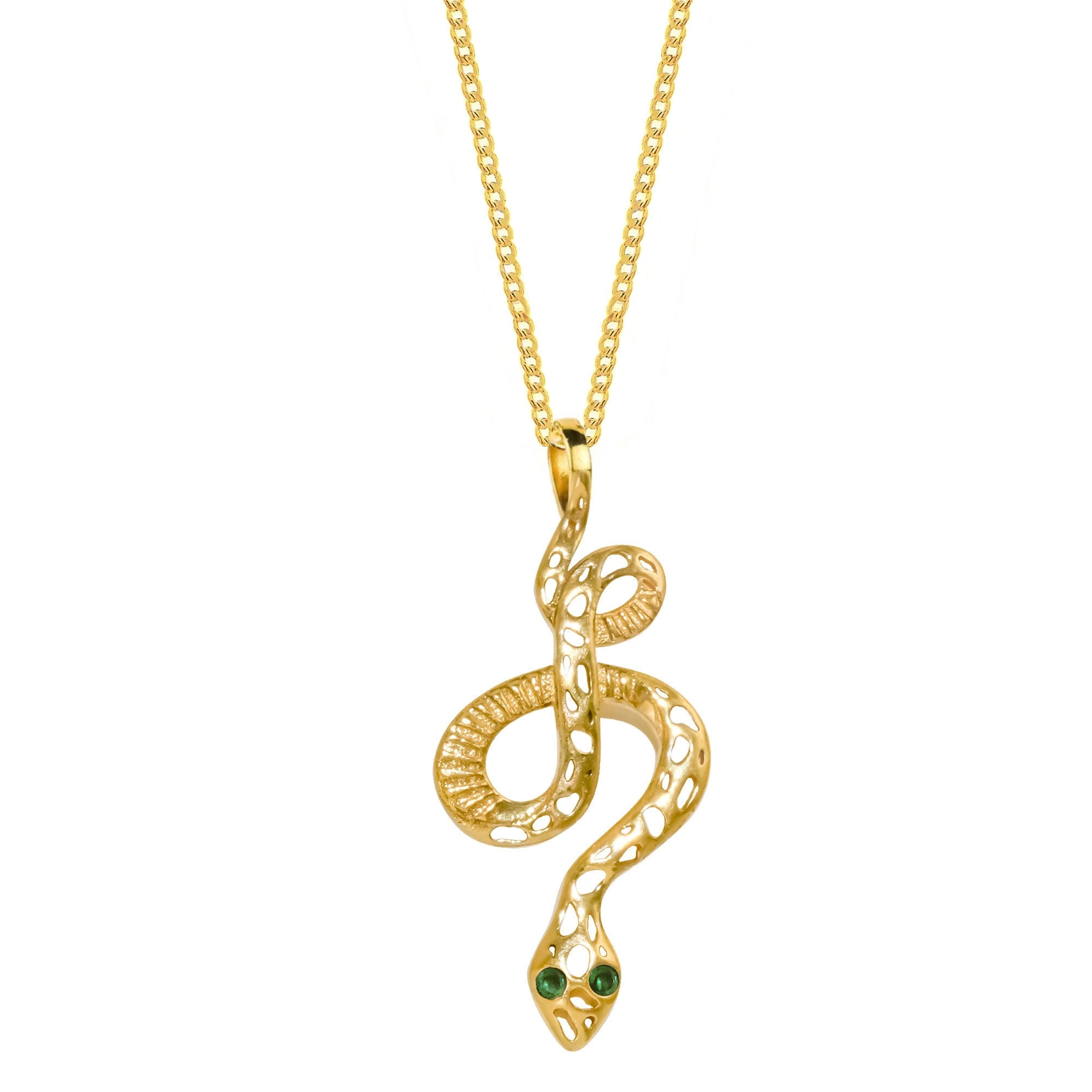 Charlotte's Web Jewellery Women's Gold / Green Serpentina Gold Necklace In Multi