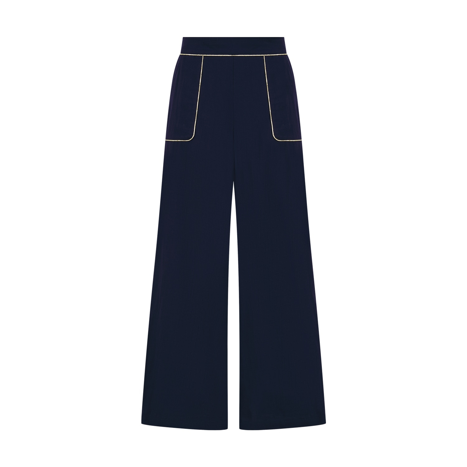 Women’s Blue Clipper Trousers In Navy Large Nooki Design