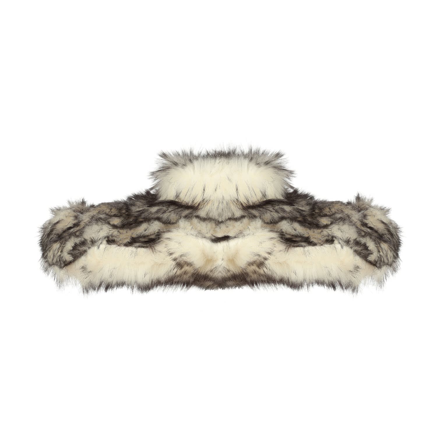 Lara Ari Women's White Faux Fur Oversized Hat In White