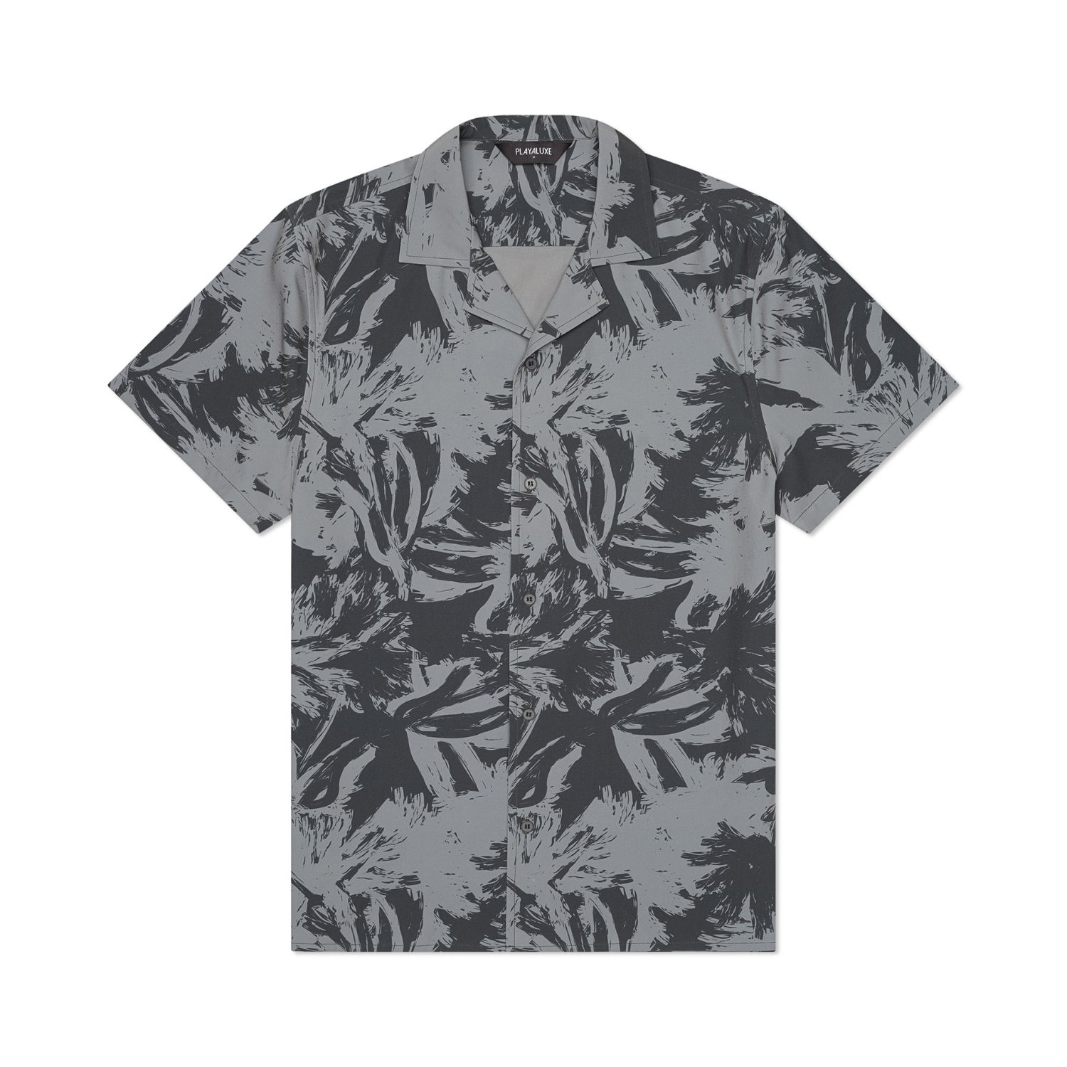 Playaluxe Men's Green Saint Tropez Light Fern Cabana Shirt