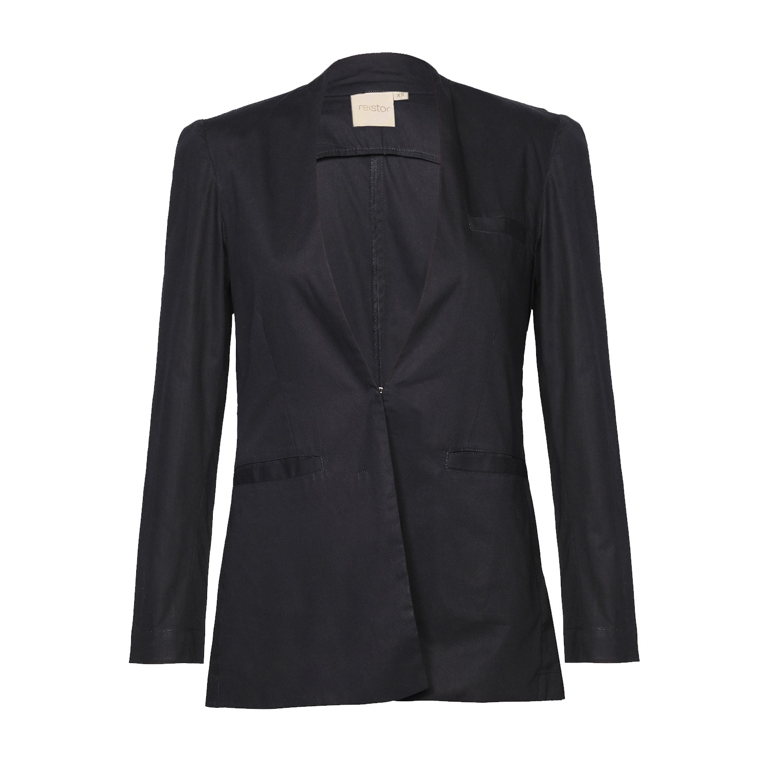 Women's Summer Heat Black Cotton Blazer | Large | Reistor