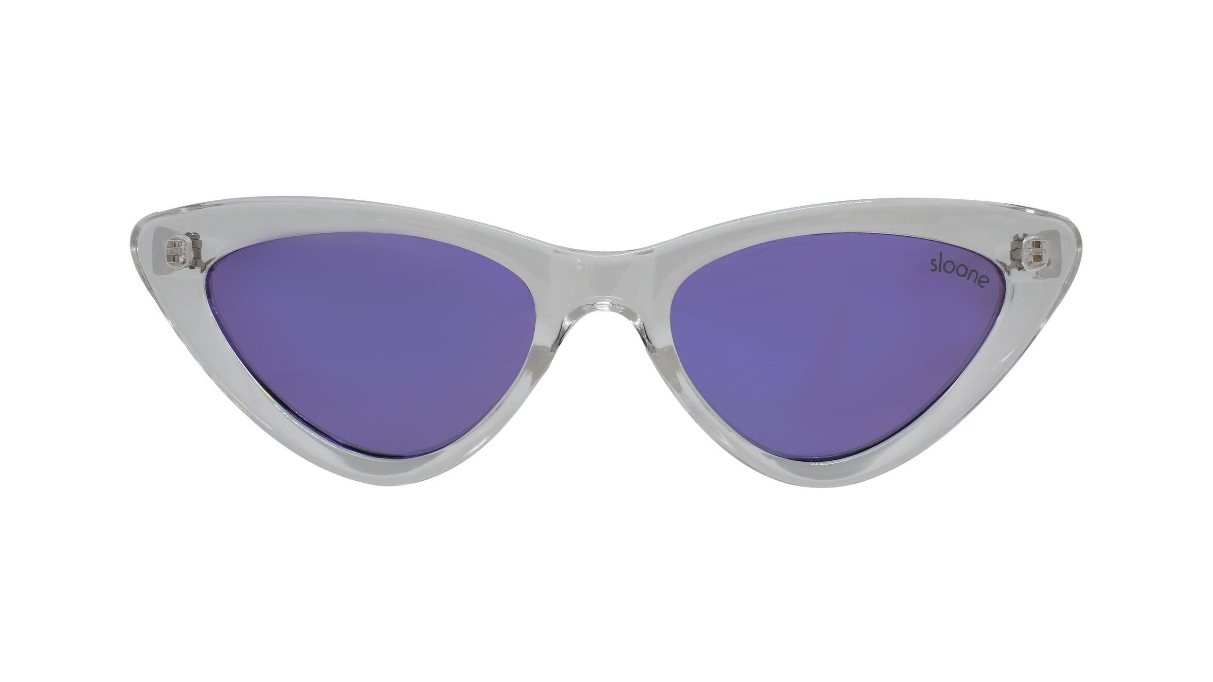 Women’s Thelma - Clear/Mystic Purple Mirror Sloane Eyewear