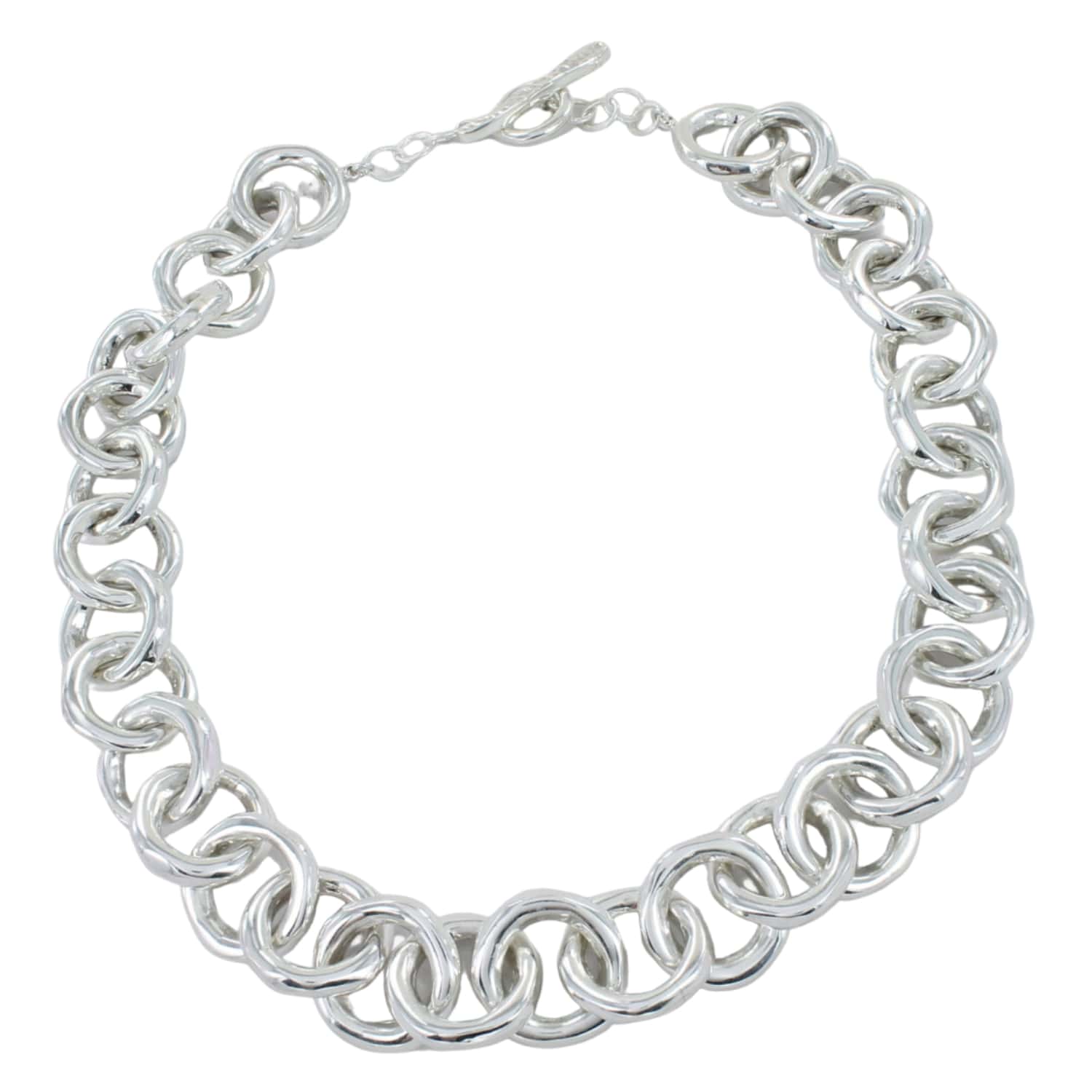 Women’s Sterling Silver Statement Orbit Necklace Reeves & Reeves