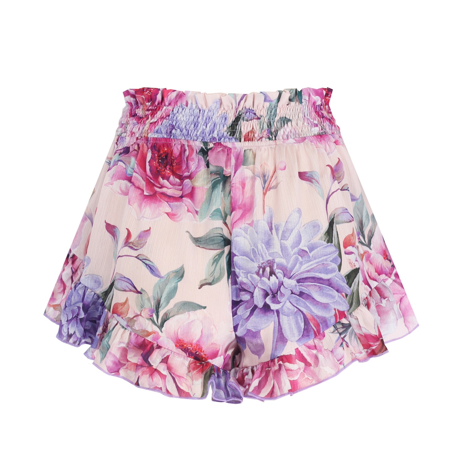 Women’s Pink / Purple Maia Short Floral Pink Small Luna B