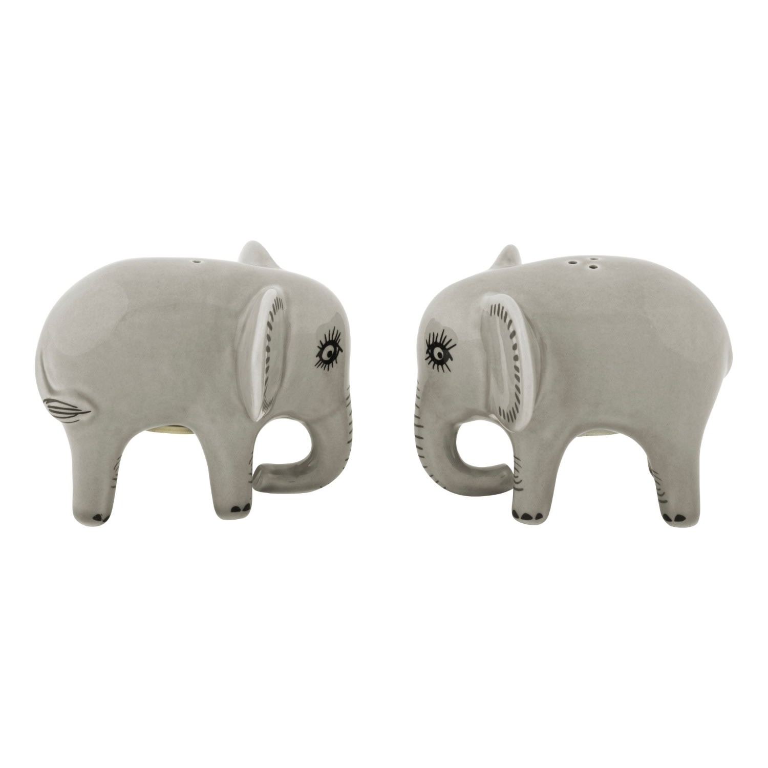 Grey Elephant Salt And Pepper Shakers Hannah Turner