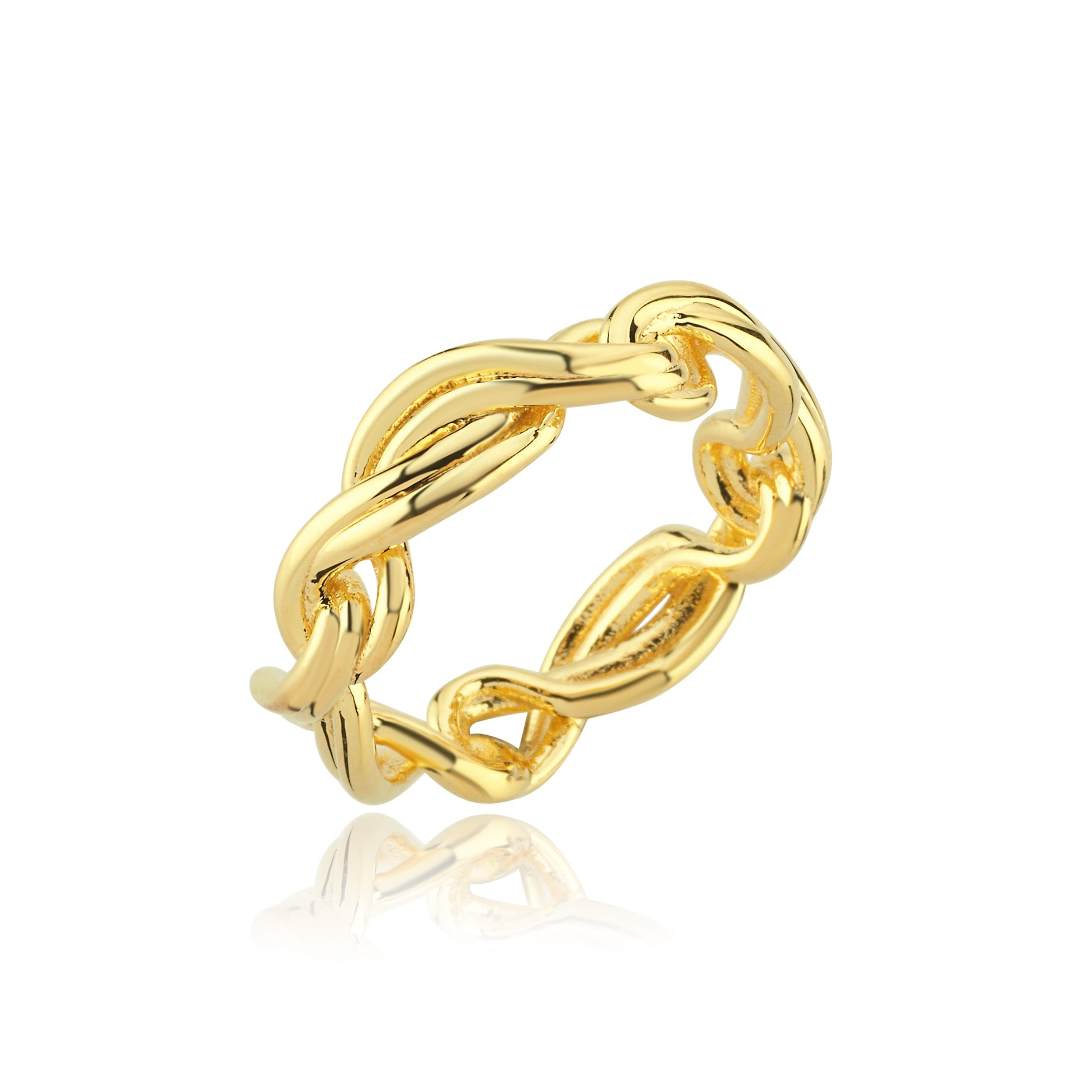 Mishka Women's Twist Ring Gold In Gold