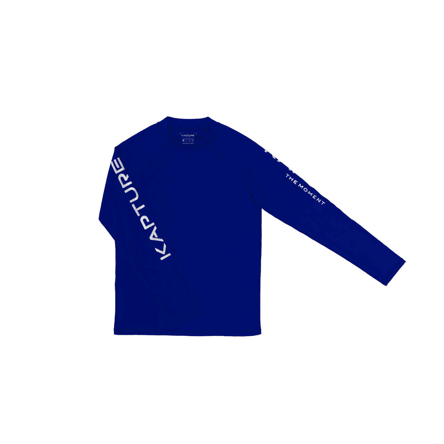 Kapture Men's Dayglow Comfyfit Recycled Rashguard- Blue In Blue