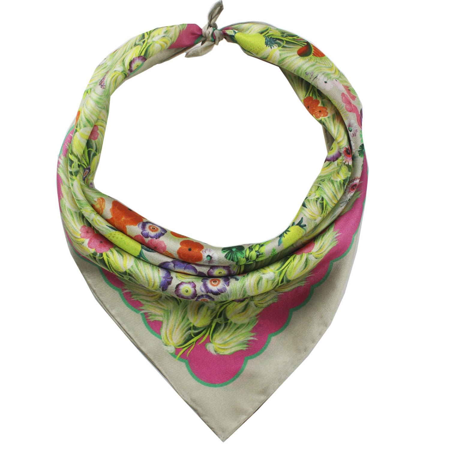 Klements Women's Bandana Scarf In Flowers Of The Nile