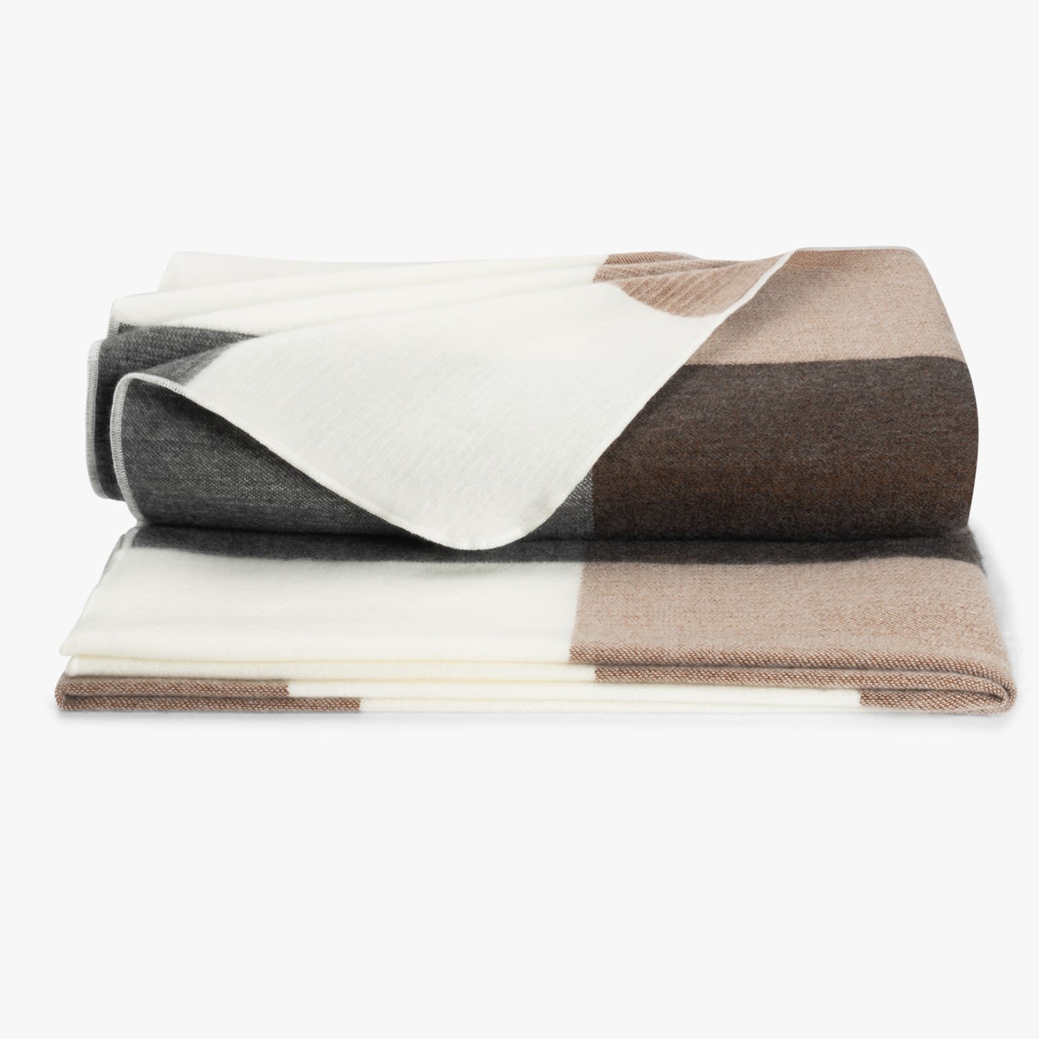 Alpaca Loca Neutrals / Black Plaid Native Blocked Naturals & Black