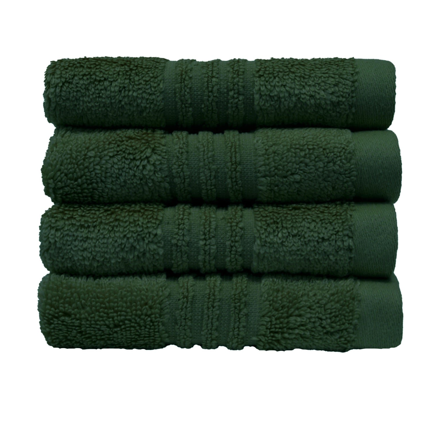 Green Ultra Soft Bamboo Face Cloth Set - Khaki Misona