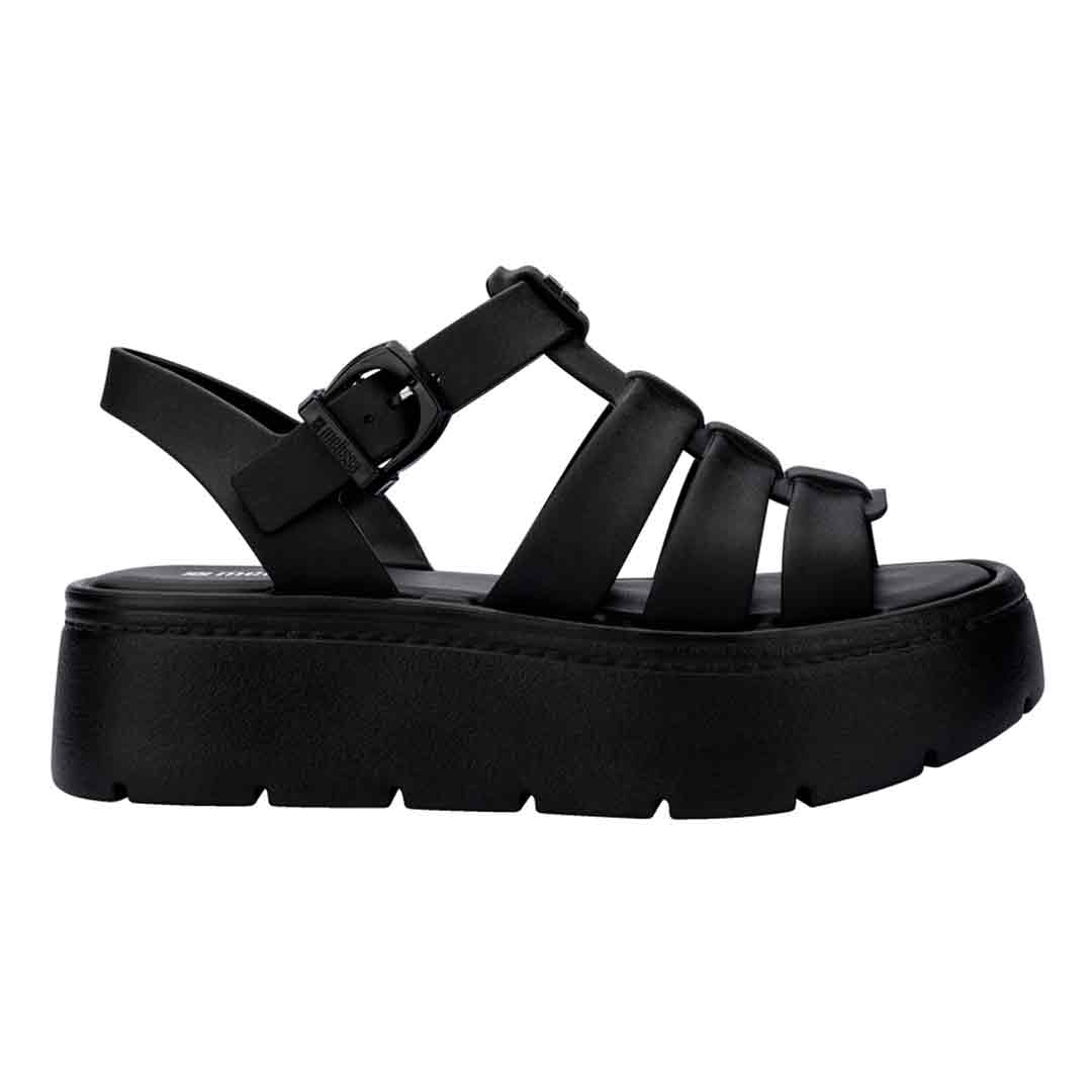 Melissa Up Platform Strap Sandals In Black