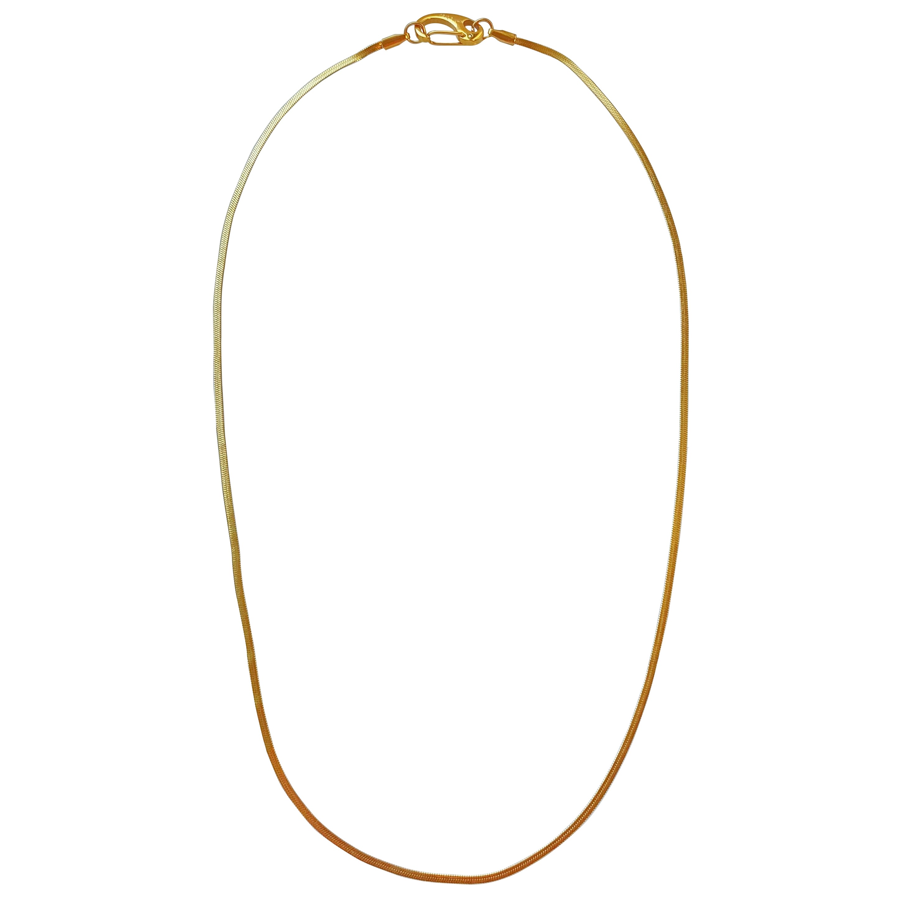 Smilla Brav Women's Gold Snake Chain Necklace Lana In Gold