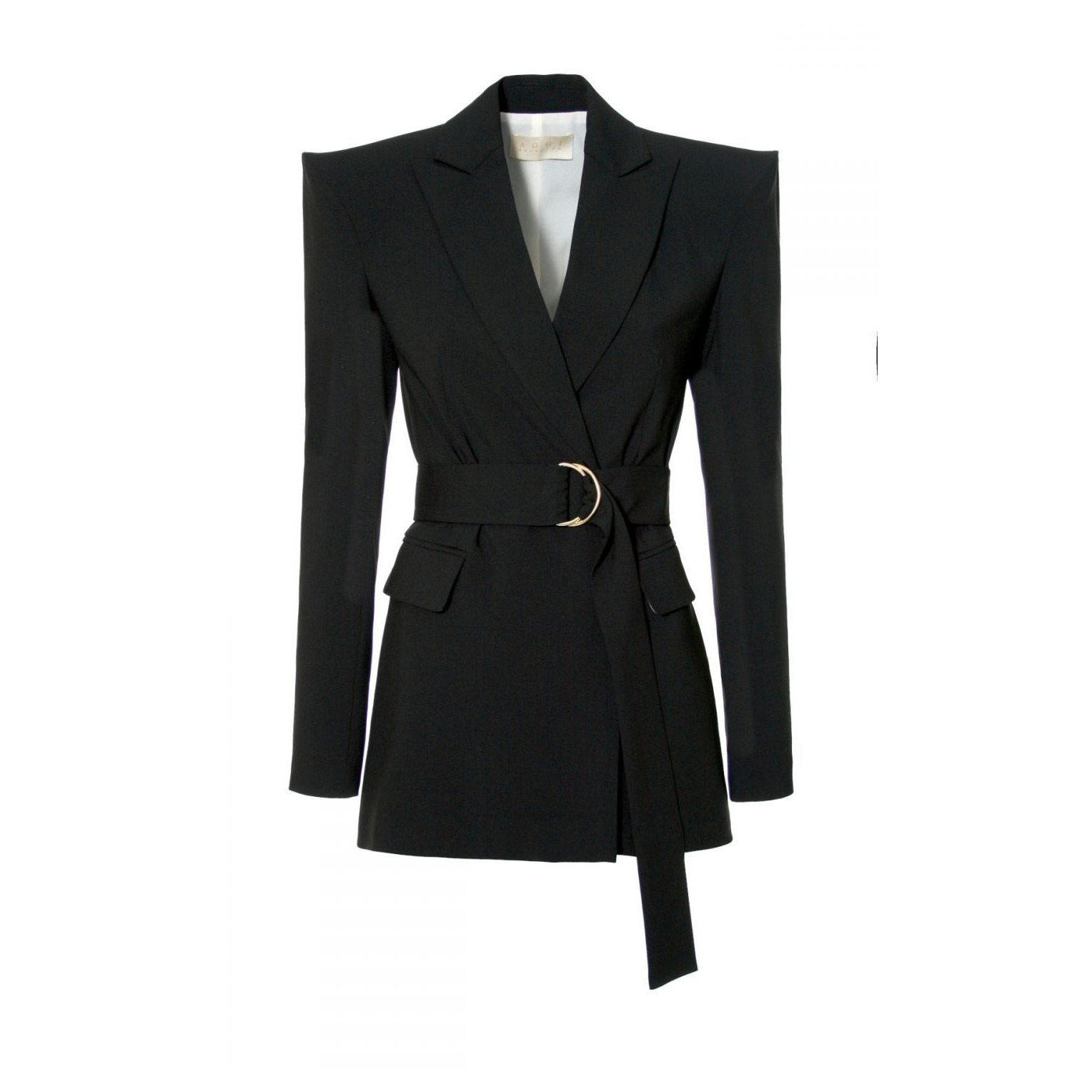 Isabella Designer Black Blazer by Aggi