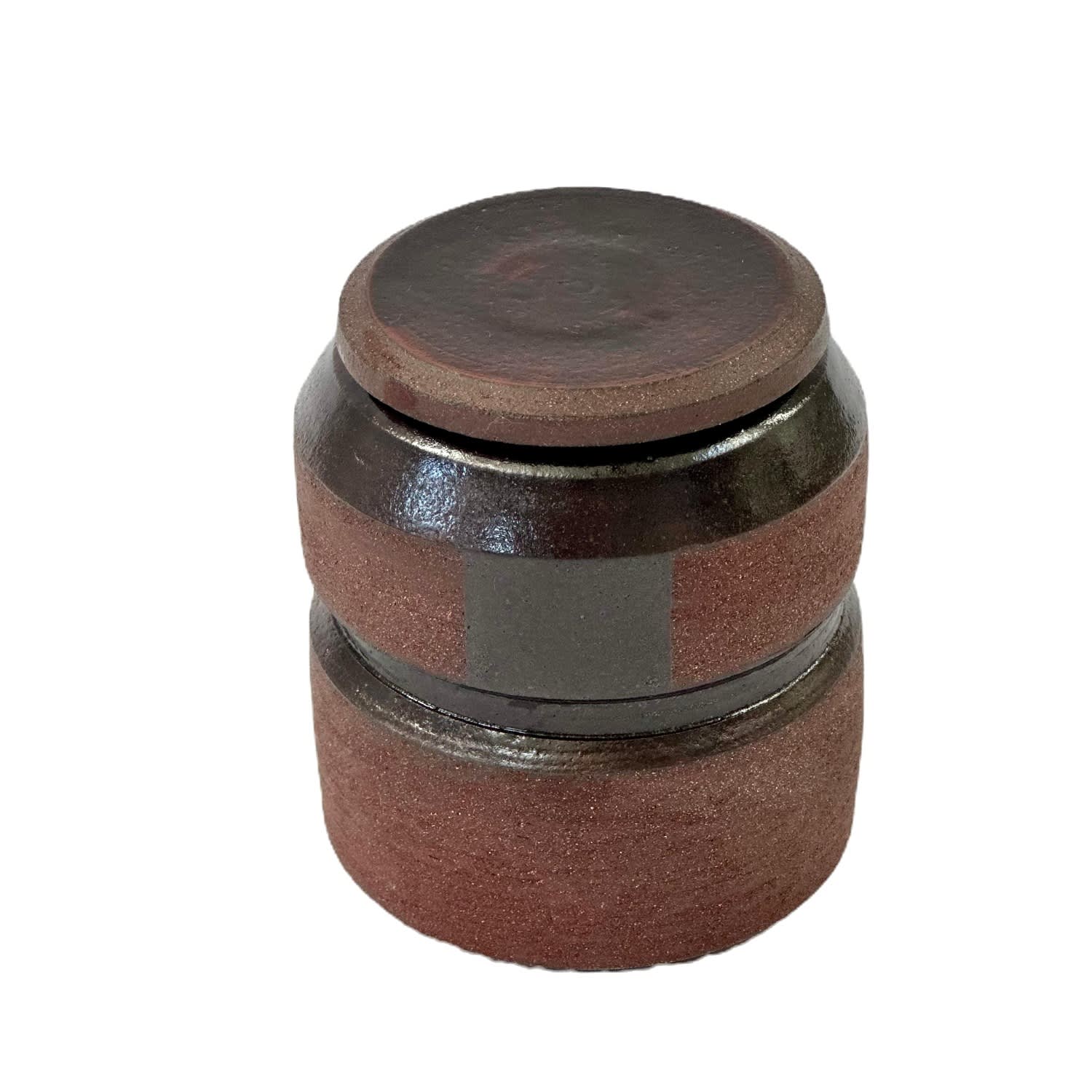 Clay And Limes Red / Brown Handmade Ceramic Jar In Multi