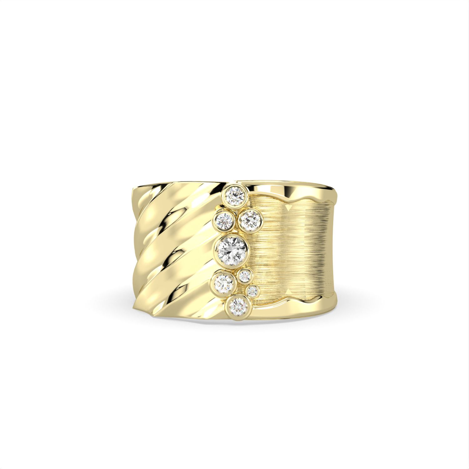 Women’s Gold Kaleidoscope Ring Clart