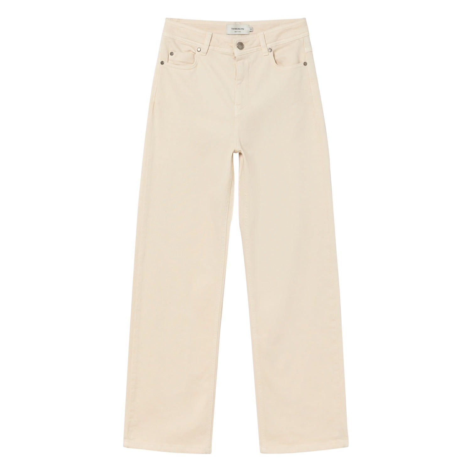 Women’s White Ivory Theresa Pants Xxs Thinking Mu