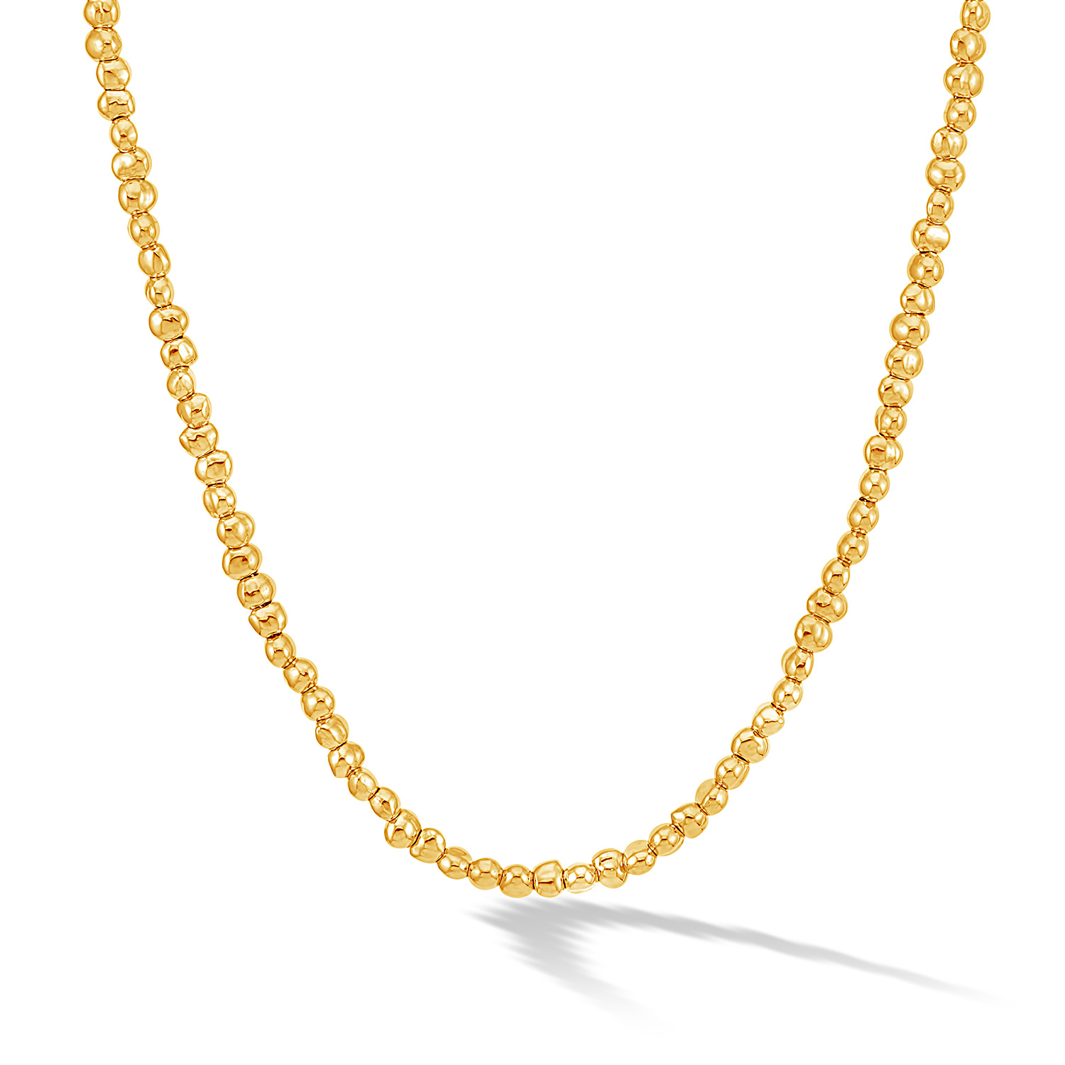 Women’s Gold Chunky Signature Nugget Necklace In Vermeil Dower & Hall