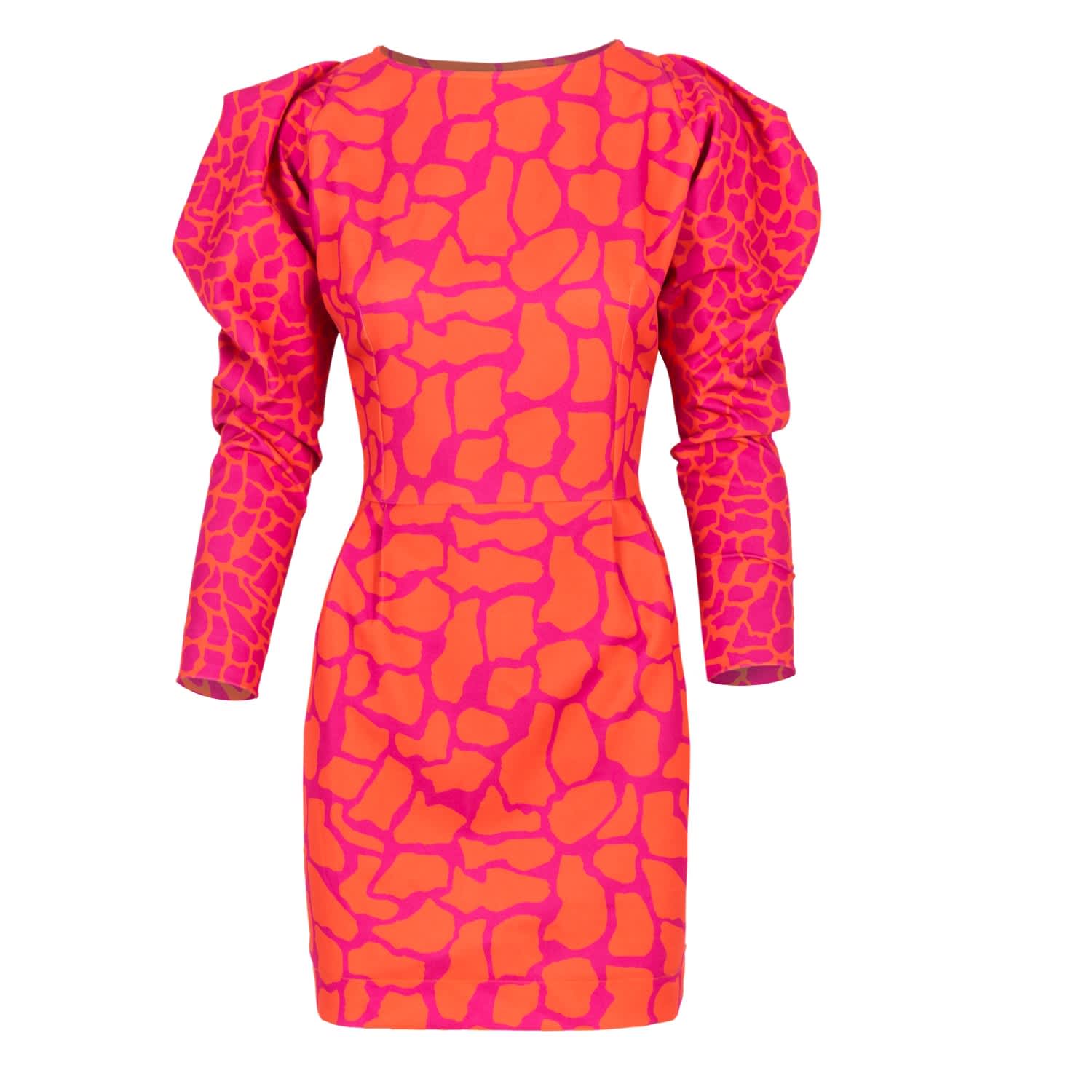 pink and orange dress combination