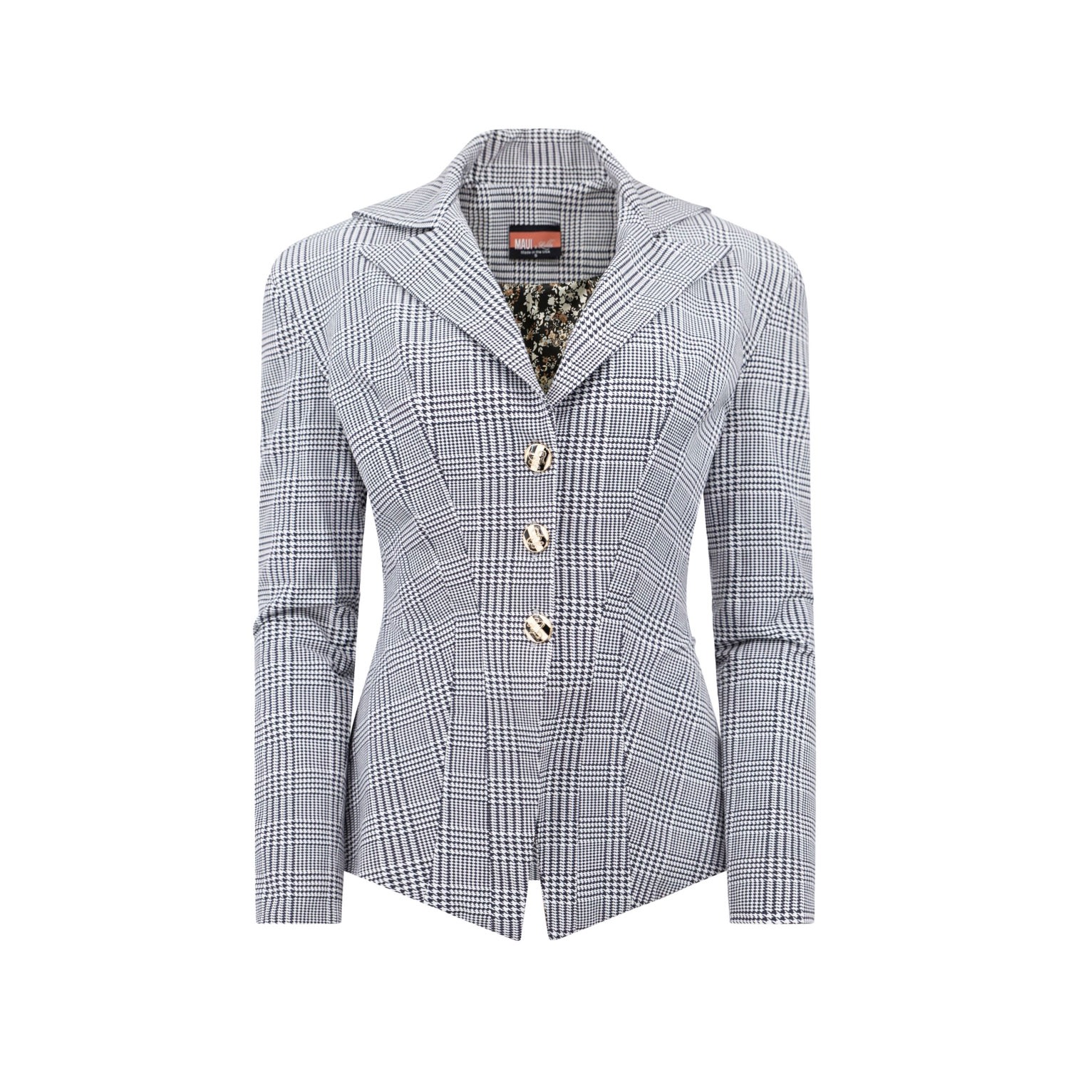 Women's Grey Geneviève Tailored Blazer | Medium | Maui X Lolita