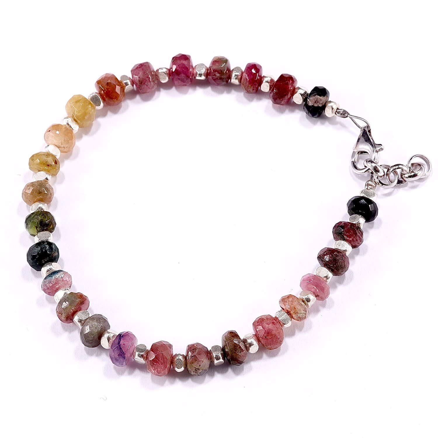 Mineralgems ✩ Studio Men's Pink / Purple / Yellow Multicolor Tourmaline Bracelet