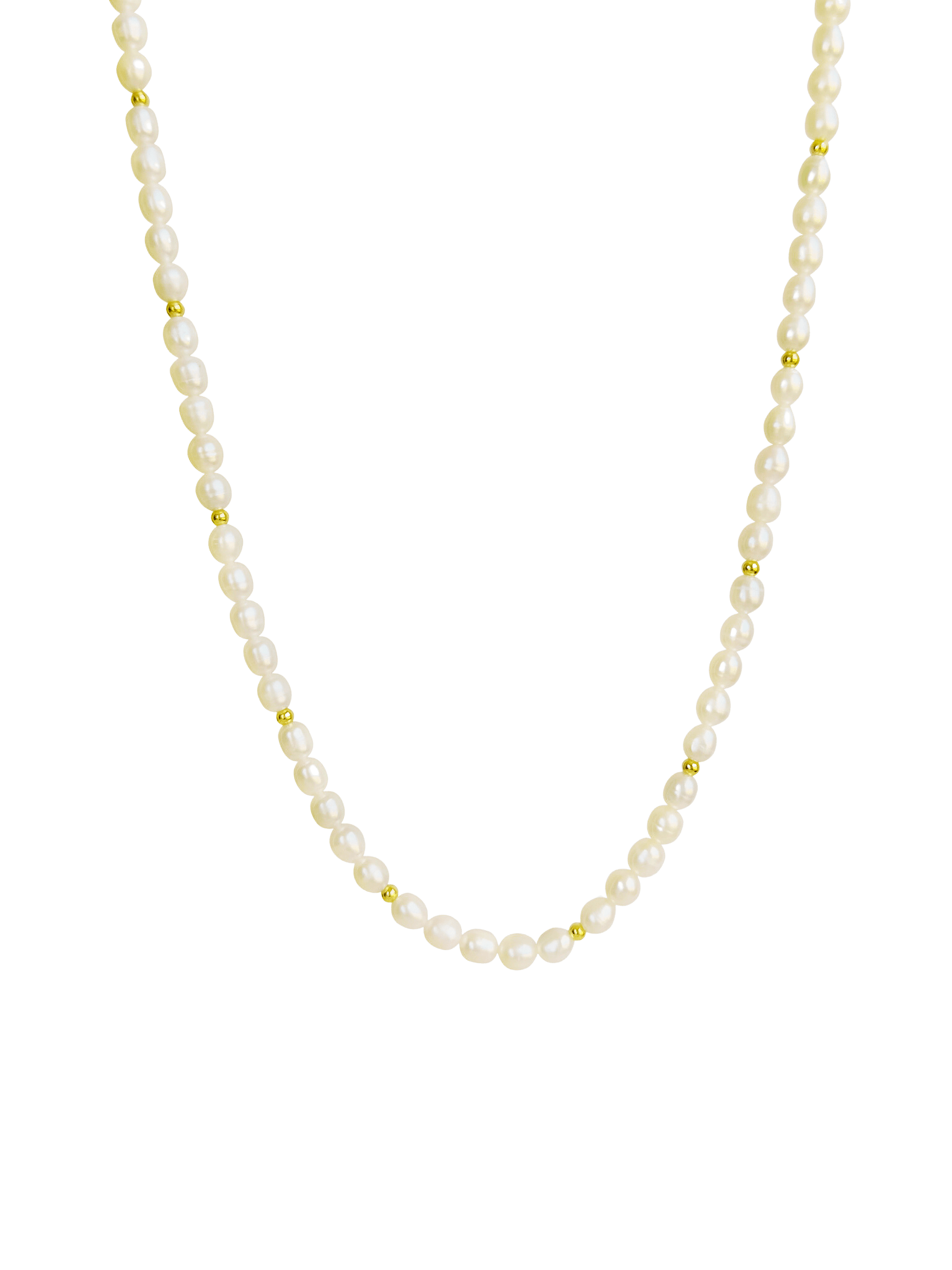 Women’s Gold / White Anjou Golden Pearl Necklace Peral