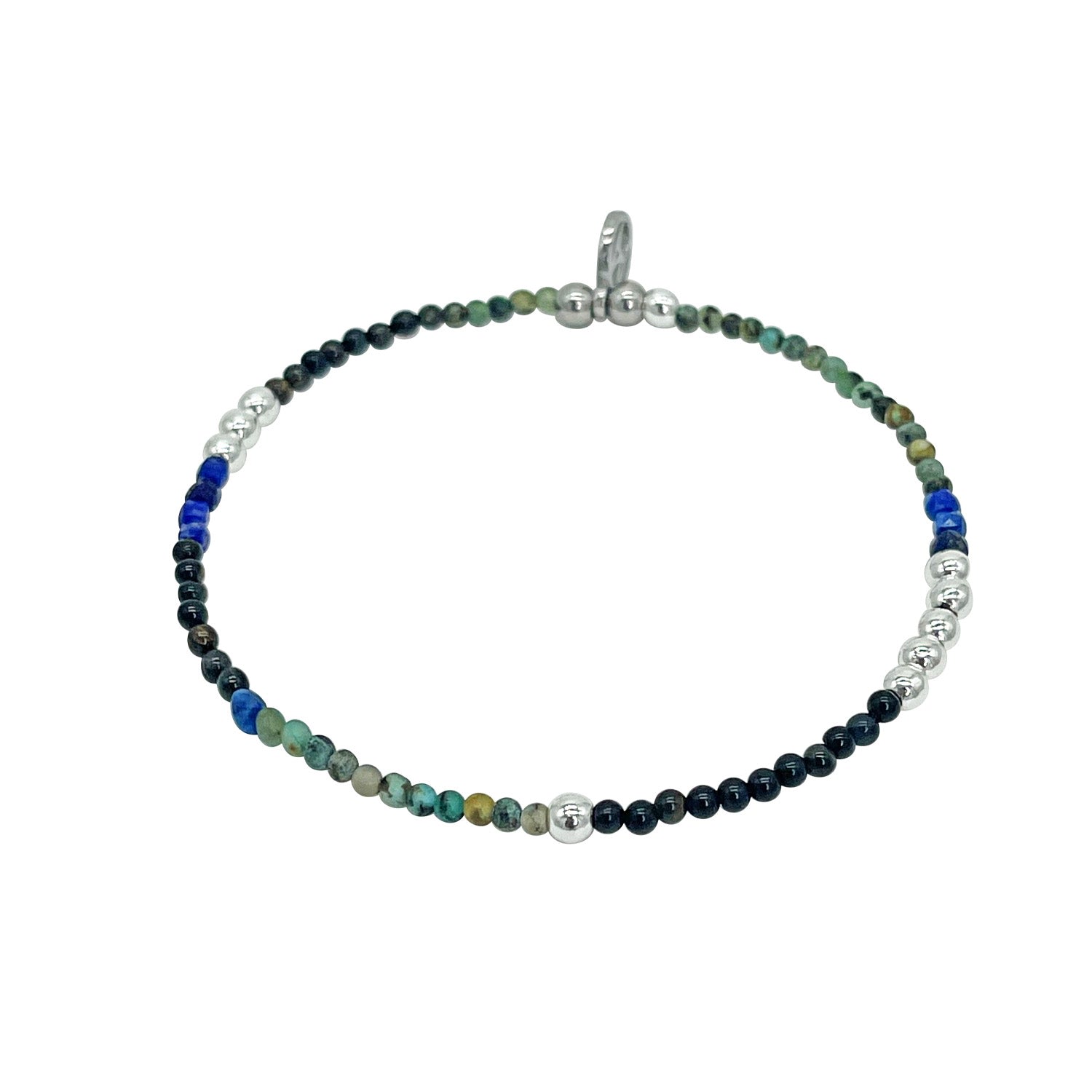 Mhart Women's Fused Gemstone Stretch Bracelet