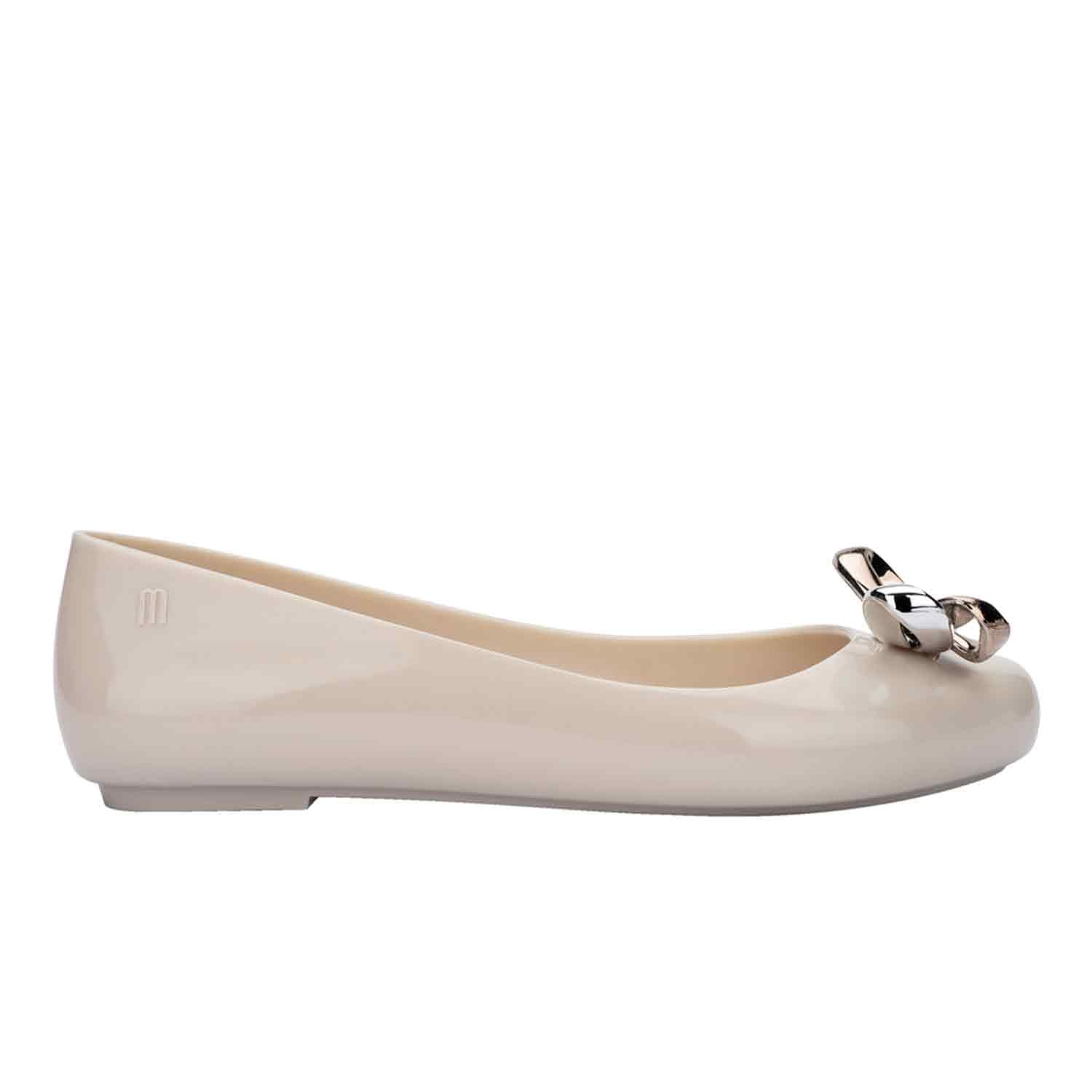 Melissa Women's Neutrals Sweet Love Glam Ballet Flats - Beige