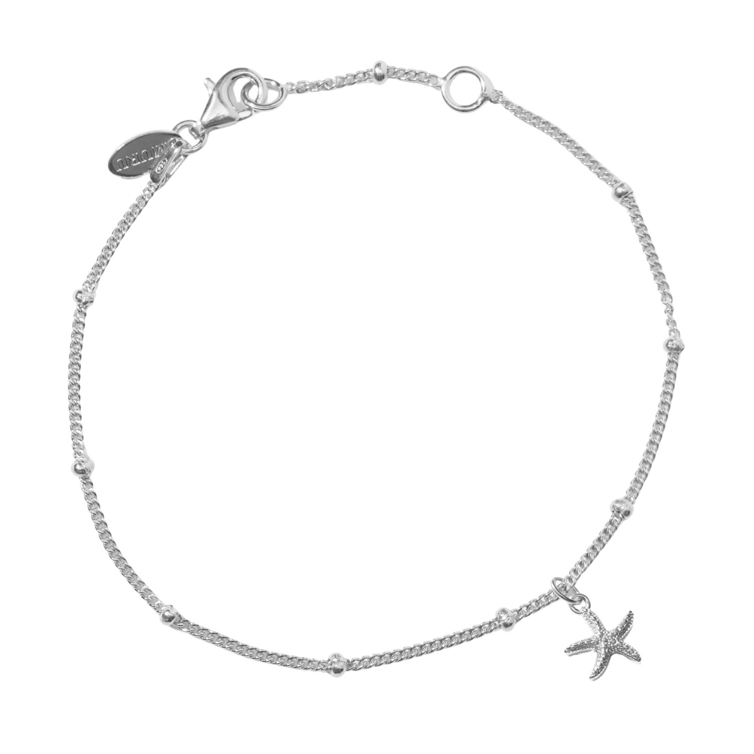 Muru Women's Mini Starfish Bracelet Silver In Silver