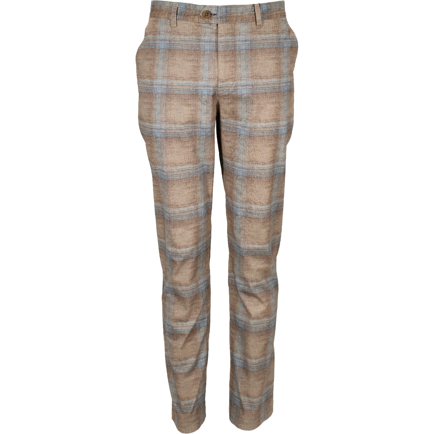camel tartan trousers