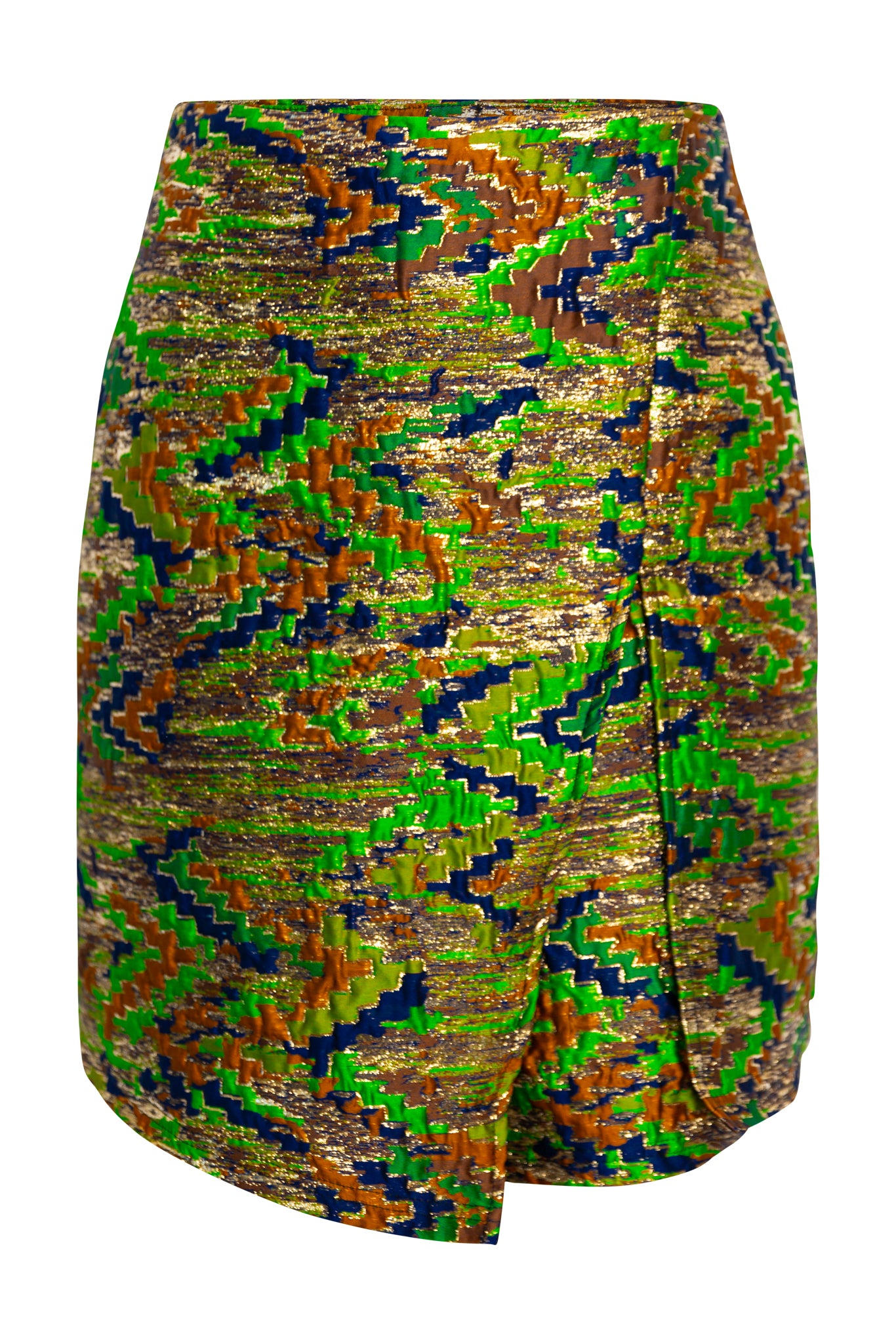 Byvinnik Women's Gold / Green / Blue Skort In Il Turco In Italia