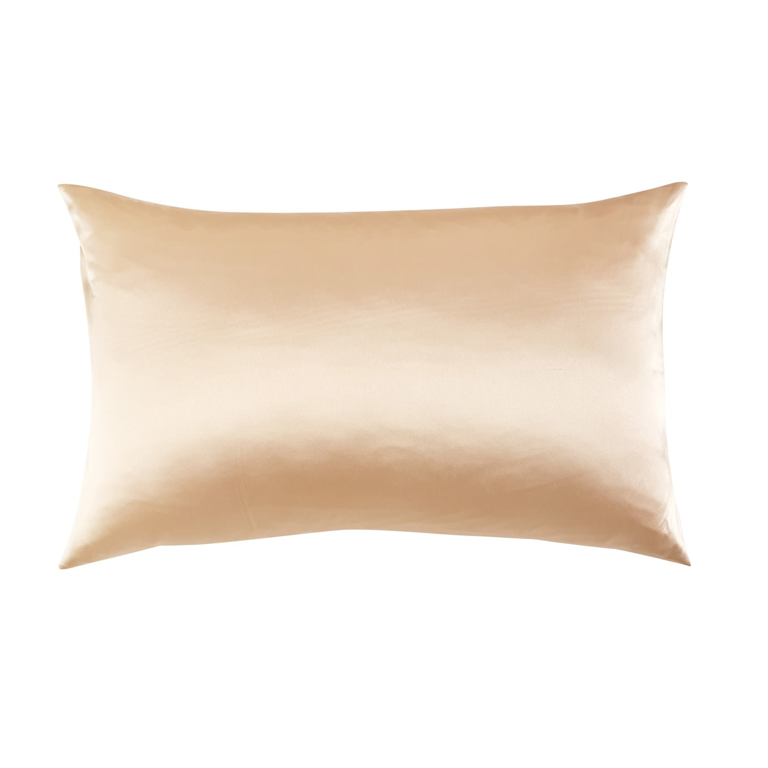 Luxury Pure Mulberry Silk Pillowcase - King Size - Drape Collection Neutrals In Champagne Us King Soft Strokes Silk