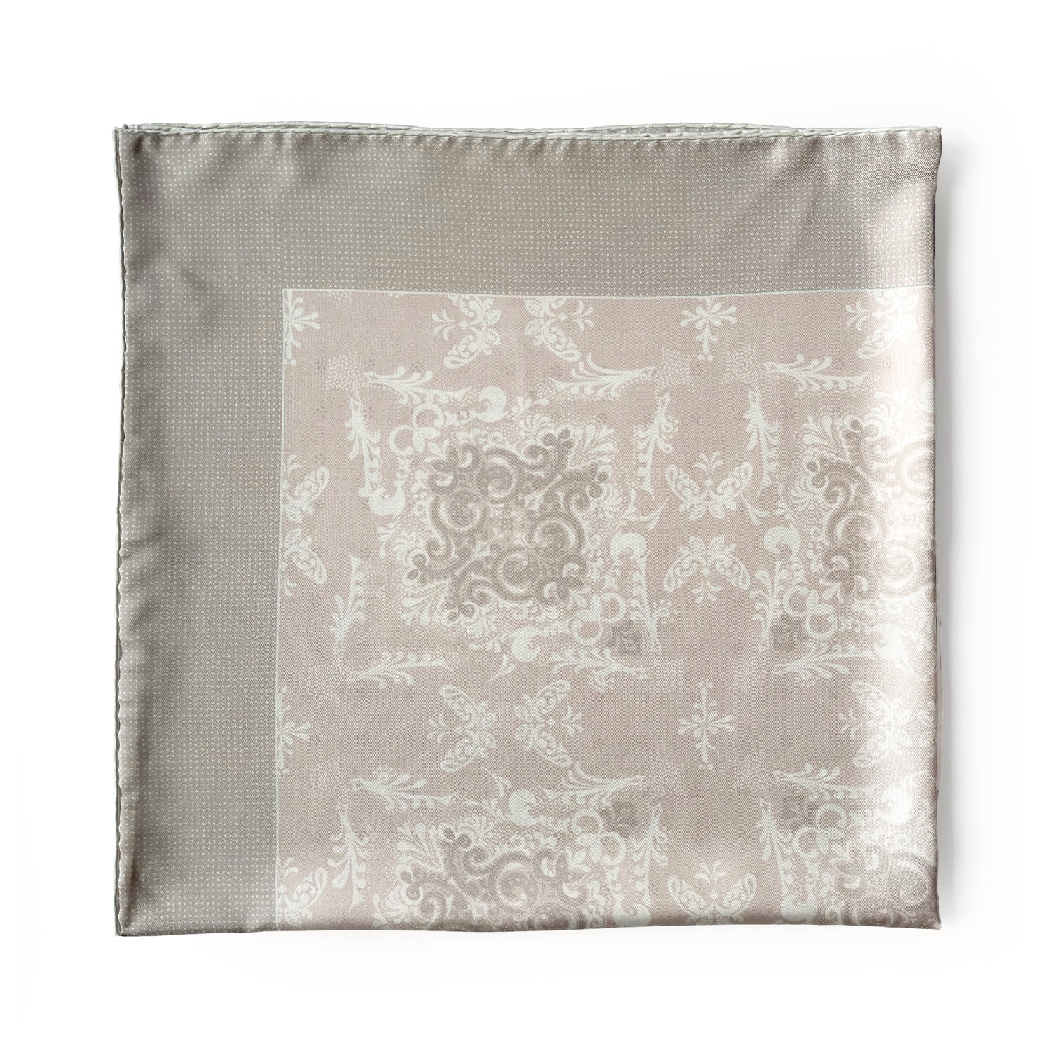 At Home With Ray Women's Neutrals Rococo Bandana In Cotton