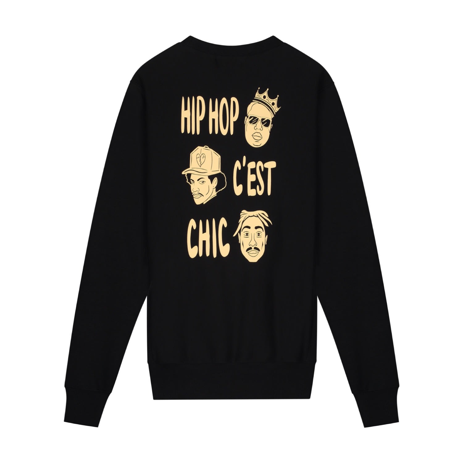 Collect The Label Hip Hop C'est Chic Sweater Black In Black