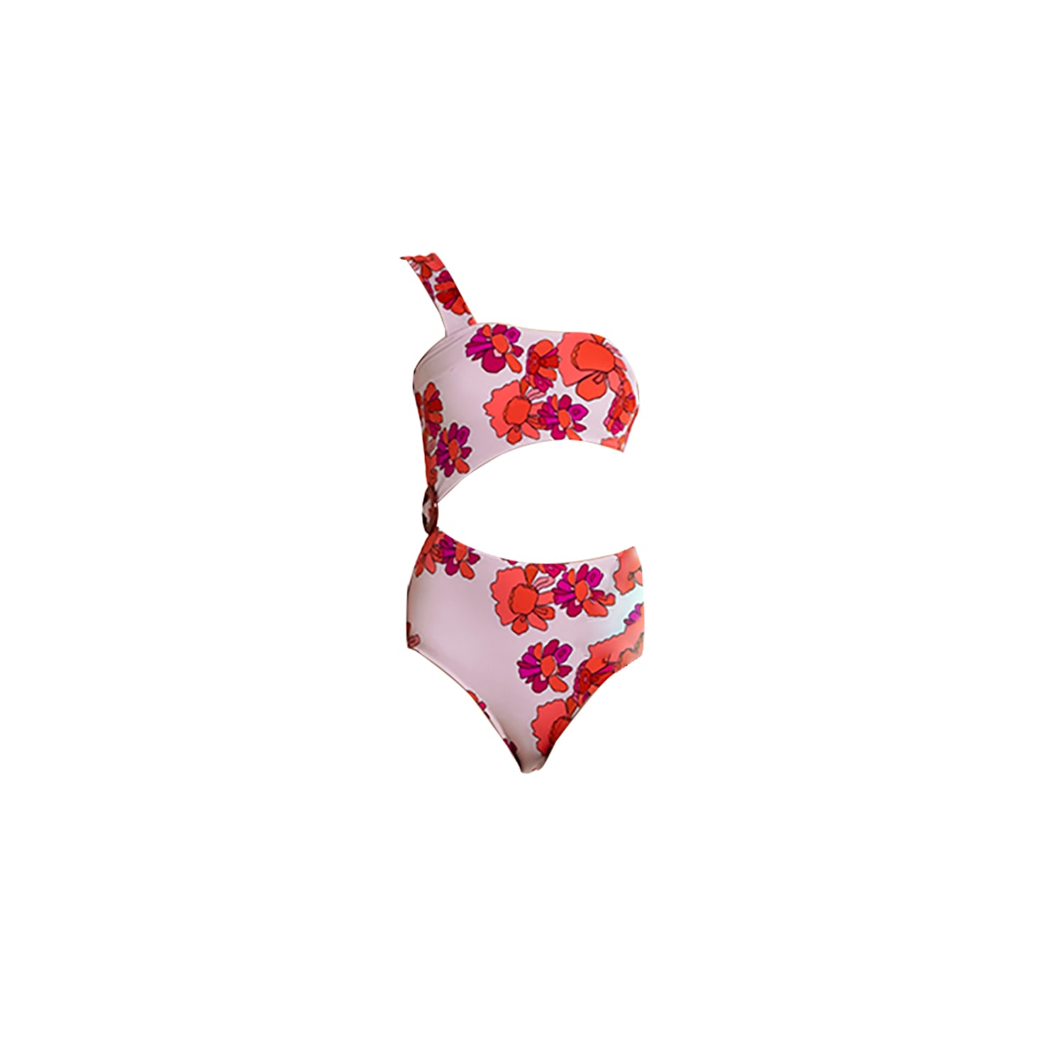 Fiolas Women's Margarita Red Flowers Swimsuit In Red