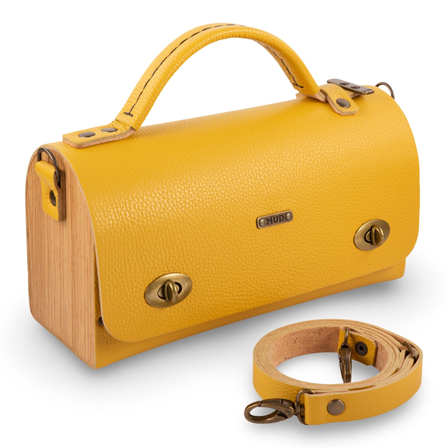 Mud - Manufacture Under Design Women's Handbag - Yellow In Yellow