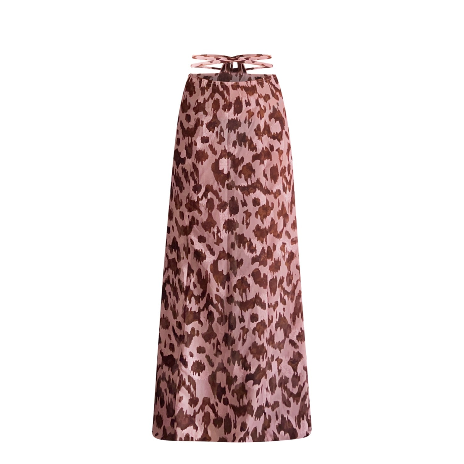 Ajroxx Women's Pink / Purple Valentina Pink Maxi Skirt In Pink/purple